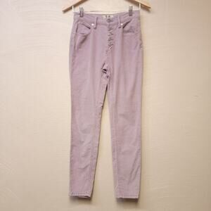 We The Free Corduroy Pants Size 24 Used Lavender Skinny Purple Womens Sun Chaser